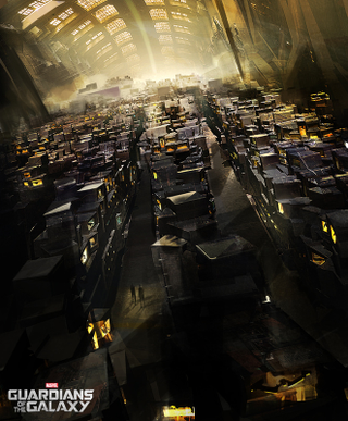 Illustration for article titled Alternate Versions Of The Collector's Lair From Guardians Of The Galaxy